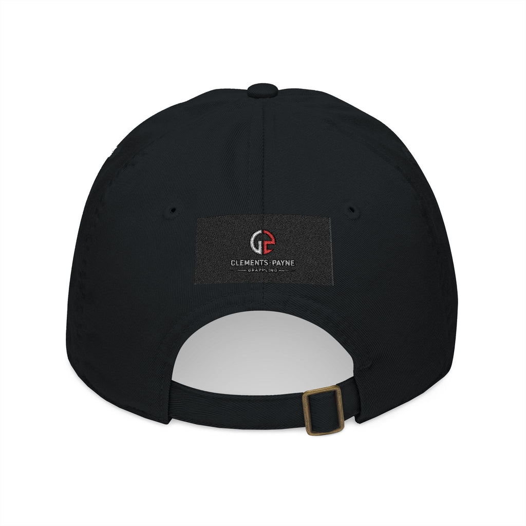 Train. Roll. Evolve. Embroidered Baseball Cap — Organic Cotton Fitness Hat