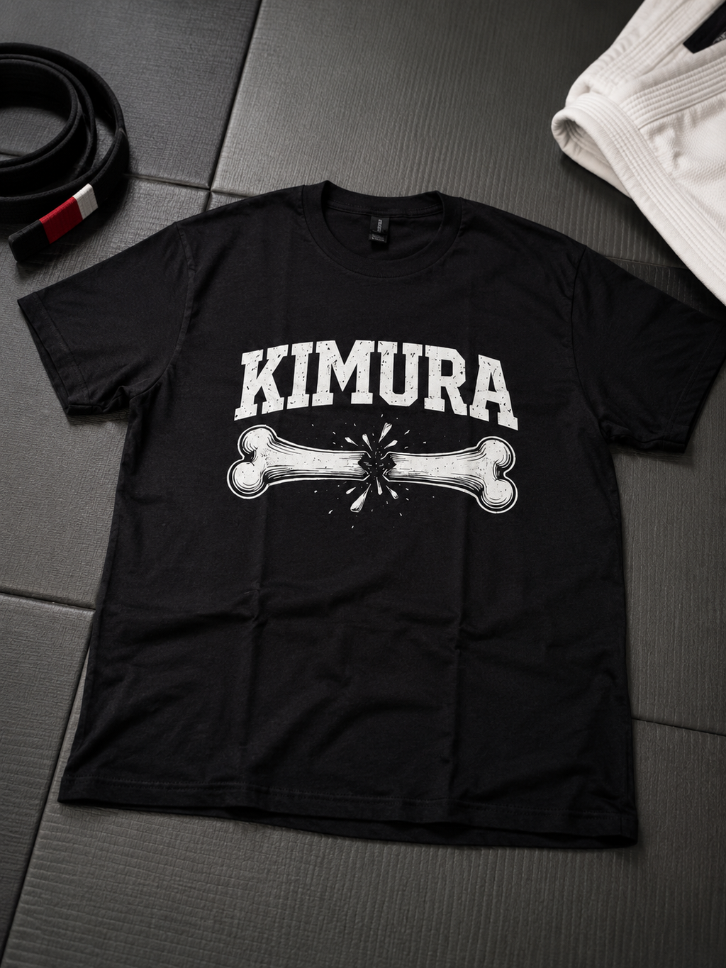 Kimura Bones T-Shirt — Martial Arts Vintage Graphic Tee