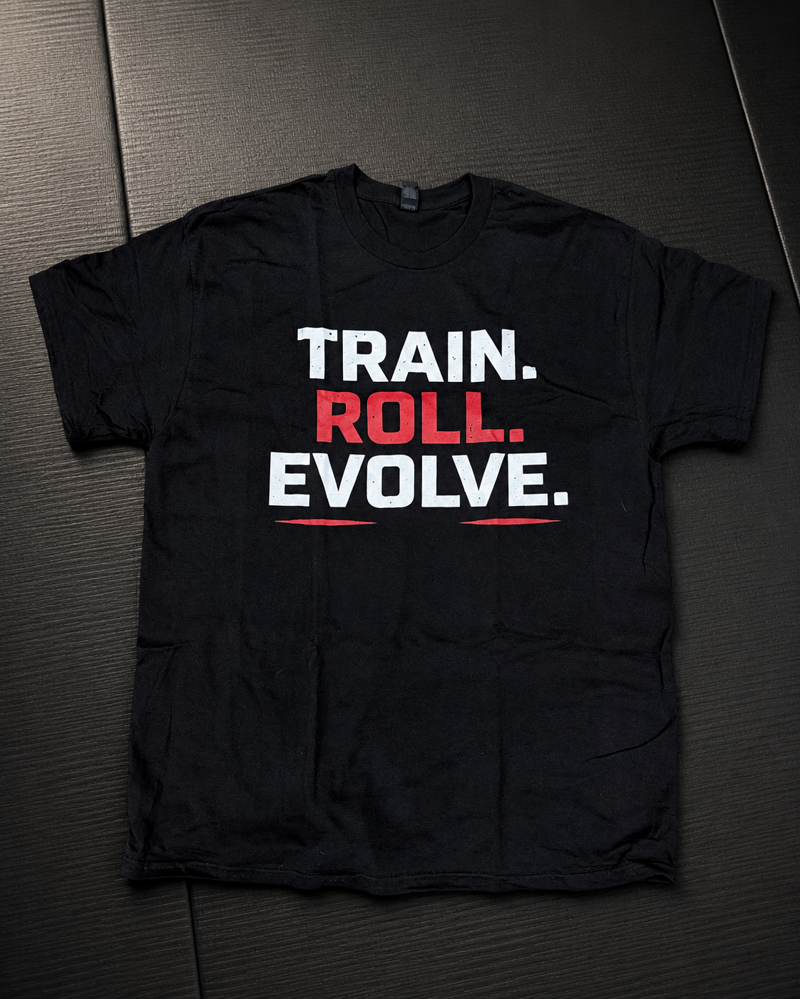 Train. Roll. Evolve. Tee | Motivational Fitness Shirt