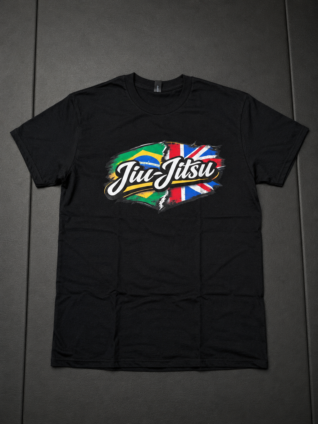 Jiu-Jitsu Flag Tee — Brazil & UK Martial Arts T-Shirt