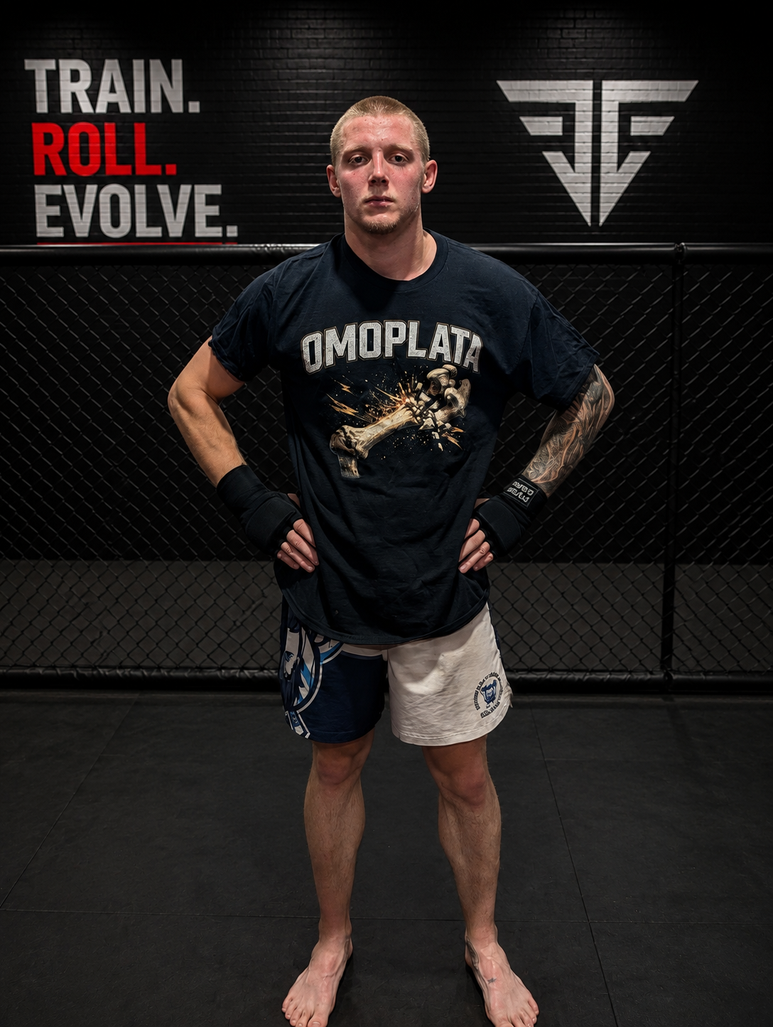 Omoplata Bone Graphic Tee — Martial Arts Jiu-Jitsu T-Shirt