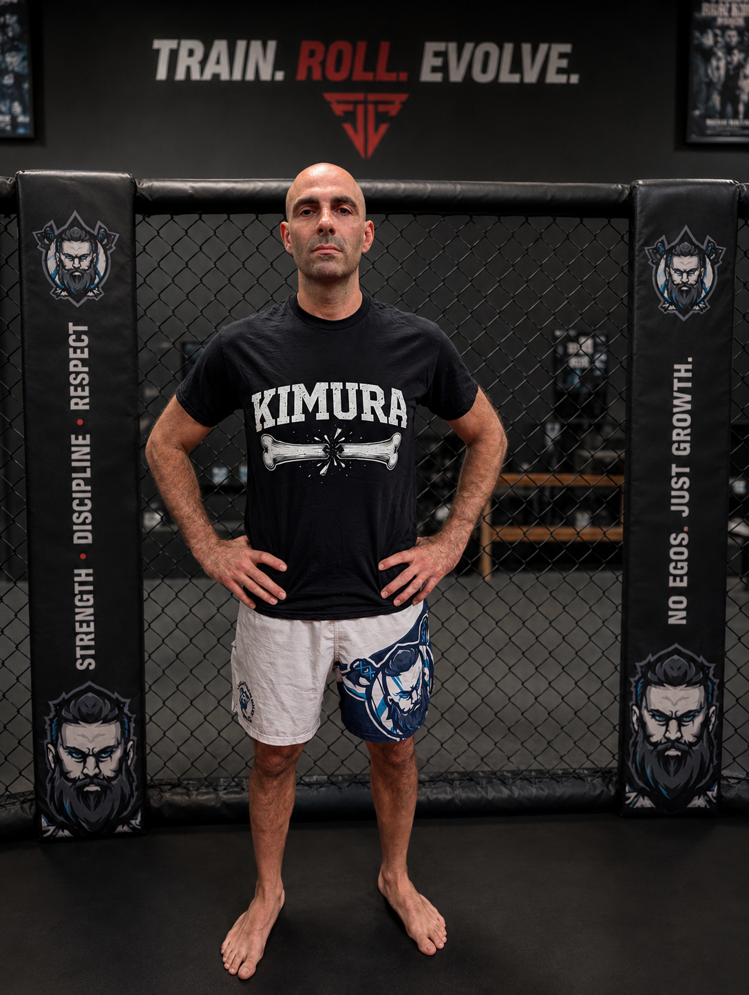 Kimura Bones T-Shirt — Martial Arts Vintage Graphic Tee