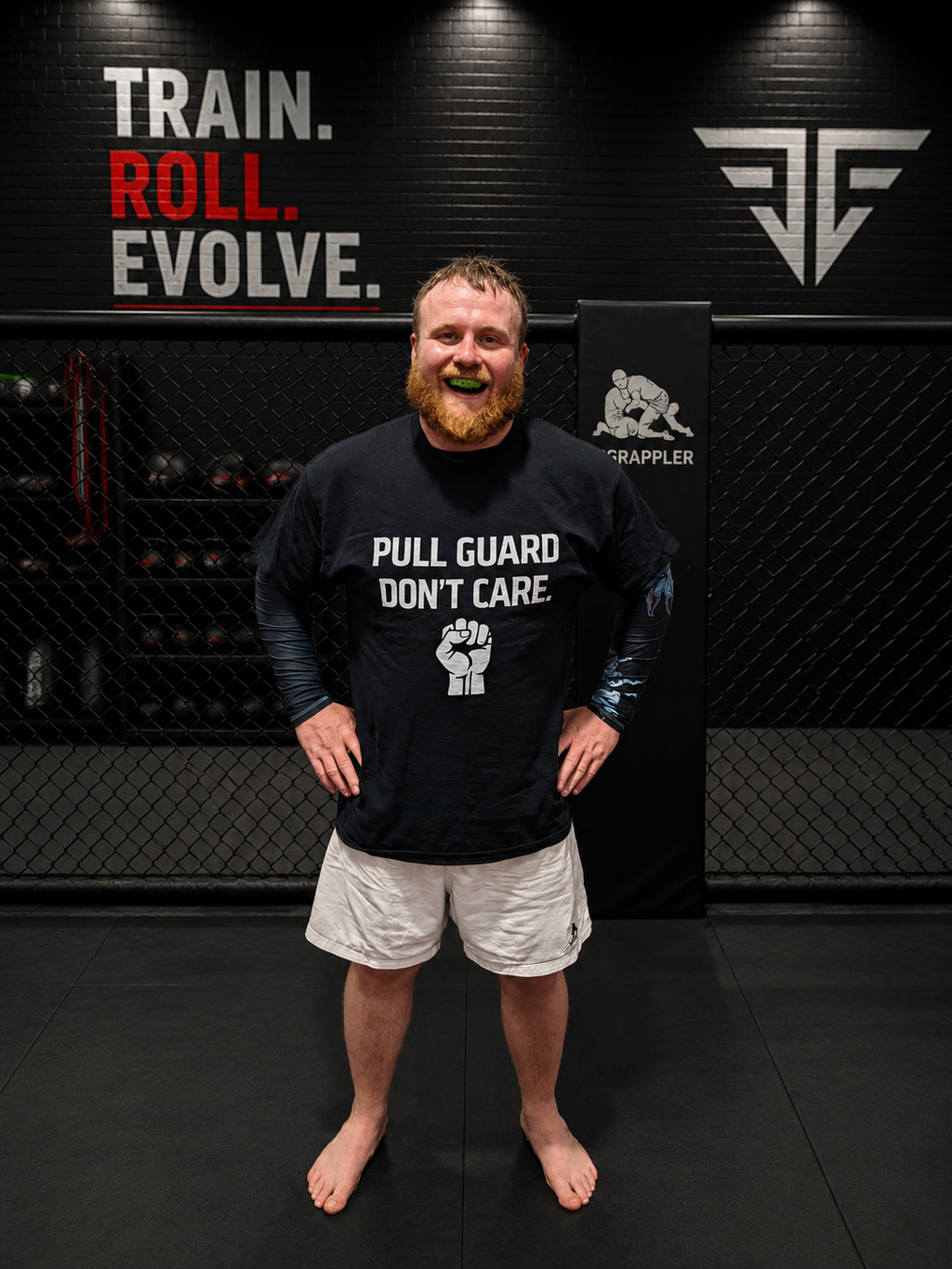 Pull Guard Don't Care T-Shirt – BJJ/Jiu-Jitsu Martial Arts Tee