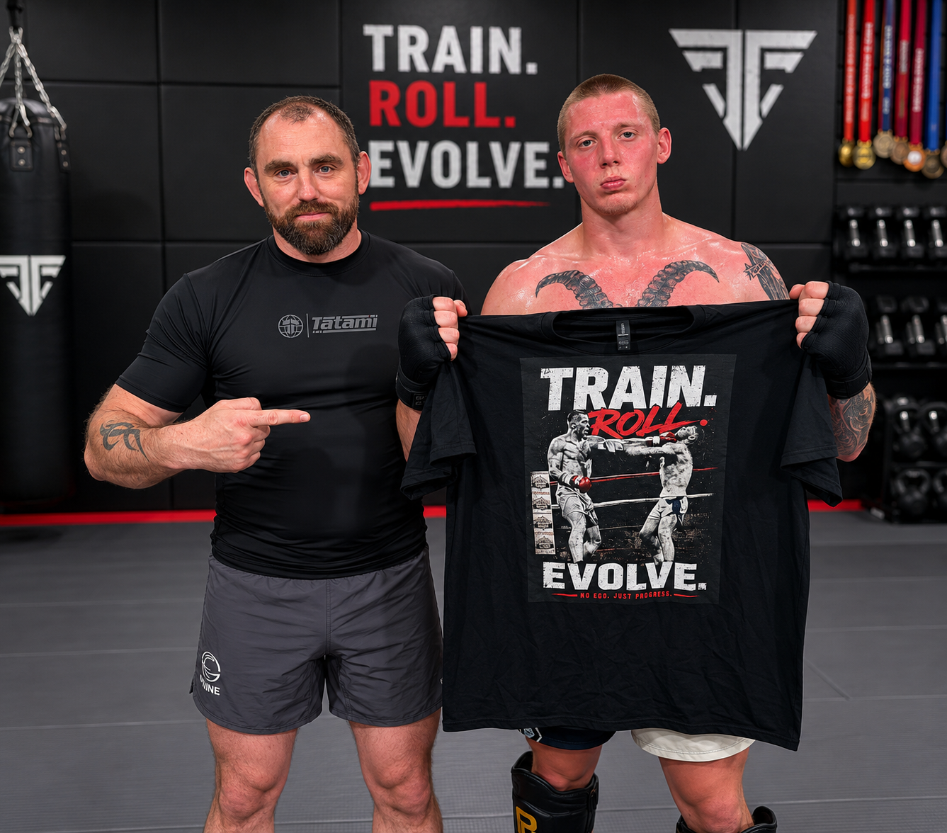 Dinaras Litvanas, WMTA UK Muay Thai champion, special edition tee.