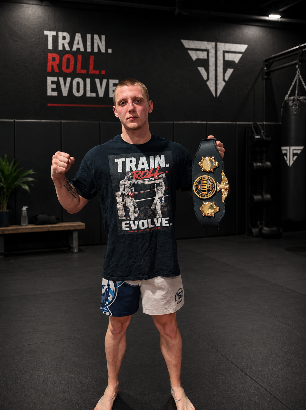 Dinaras Litvanas, WMTA UK Muay Thai champion, special edition tee.